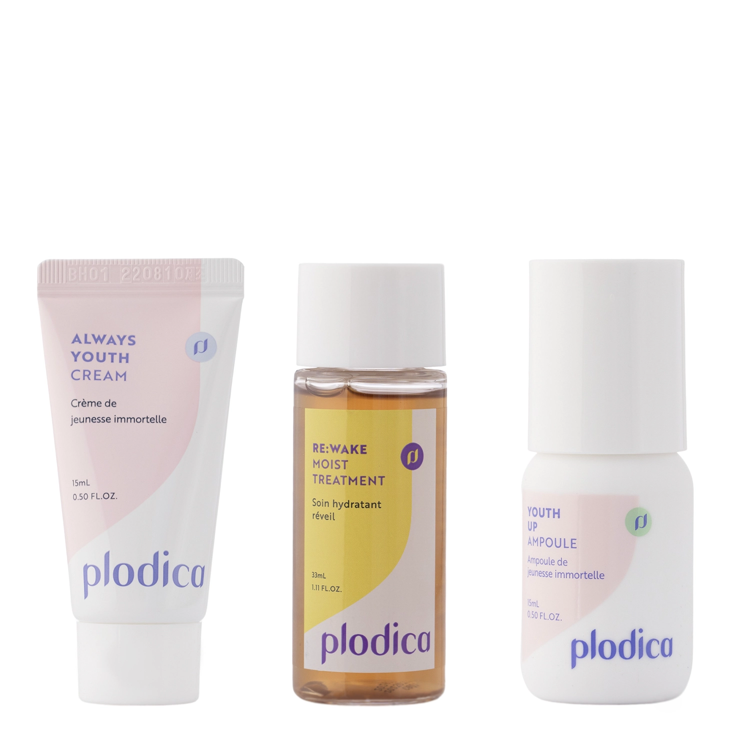 Plodica - Full Day Youth Kit - Gesichts-Mini-Produktset - Antioxidans - 33ml+15ml+15ml