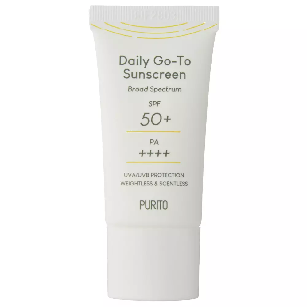 Purito - Daily Go-To Sunscreen SPF50+/PA++++ - Leichter Filter Creme - 15ml