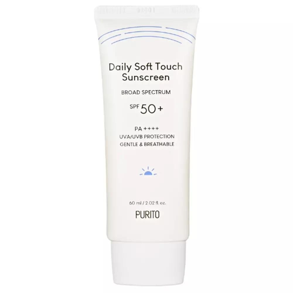 Purito - Daily Soft Touch Sunscreen SPF50+/PA++++ - Filtercreme mit Ceramiden - 60ml