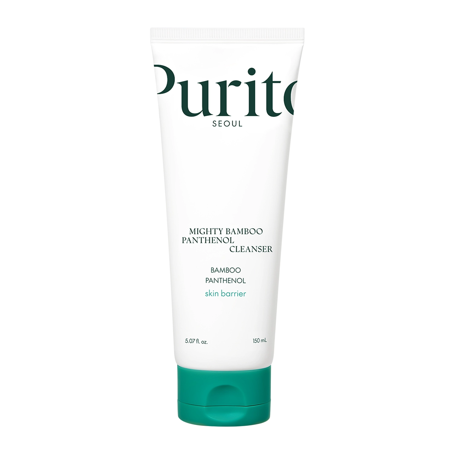 Purito Seoul - Mighty Bamboo Panthenol Cleanser - Feuchtigkeitsspendendes Gesichtsreinigungsgel - 150ml