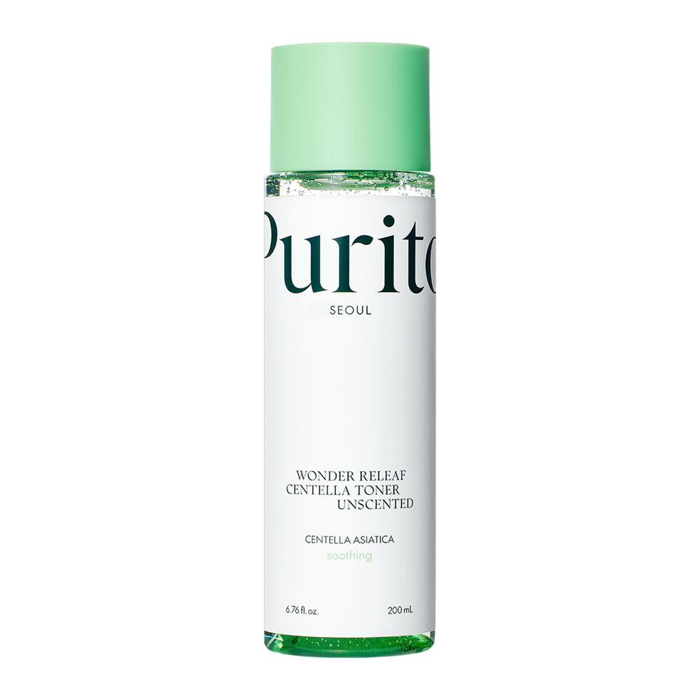 Purito Seoul - Wonder Releaf Centella Toner Unscented  - Unparfümiertes Gesichtswasser mit Centella Asiatica - 200ml