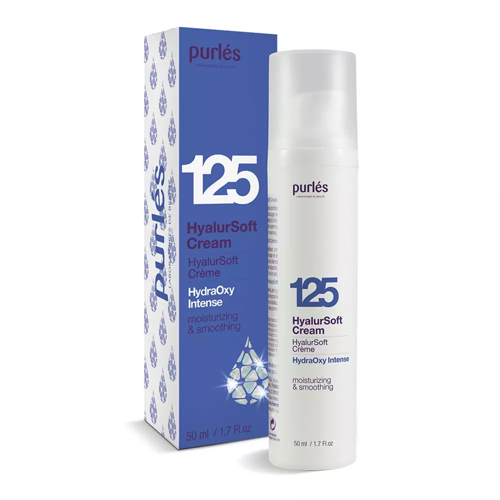 Purles - 125 - Hyalursoft Cream - Intensiv feuchtigkeitsspendende Creme in leichter Konsistenz - 50ml