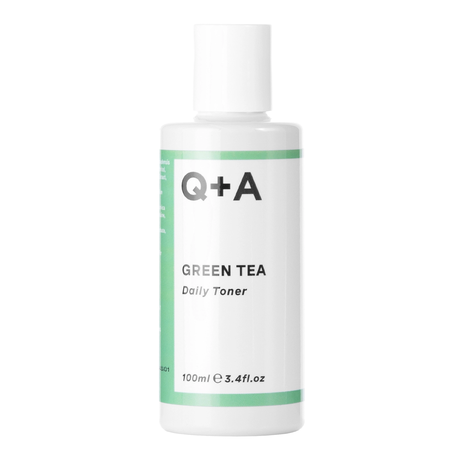 Q+A -Green Tea - Daily Toner - Linderndes Gesichtswasser mit grünem Tee - 100ml