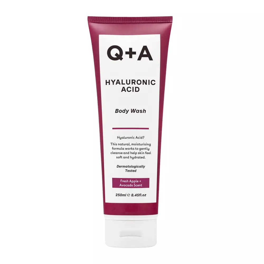 Q+A - Hyaluronic Acid Body Wash - Feuchtigkeitsspendendes Körperreinigungsgel mit Hyaluronsäure - 250ml 