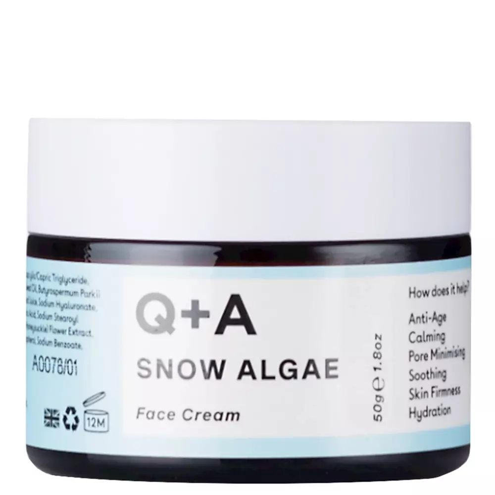 Q+A - Snow Algae Intensive Face Cream - Gesichtscreme mit Schneealgen - 50g