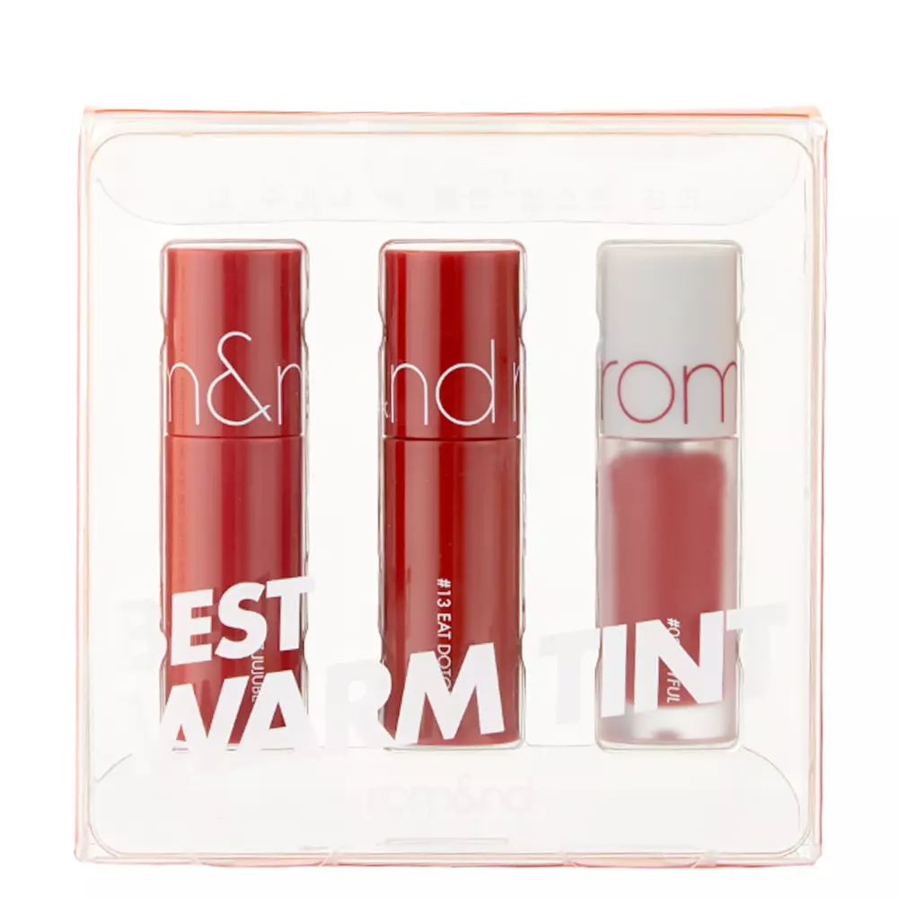 Rom&nd - Best Tint Edition - Lip Tint Set - 01 Warm Tone Pick - 3x2g