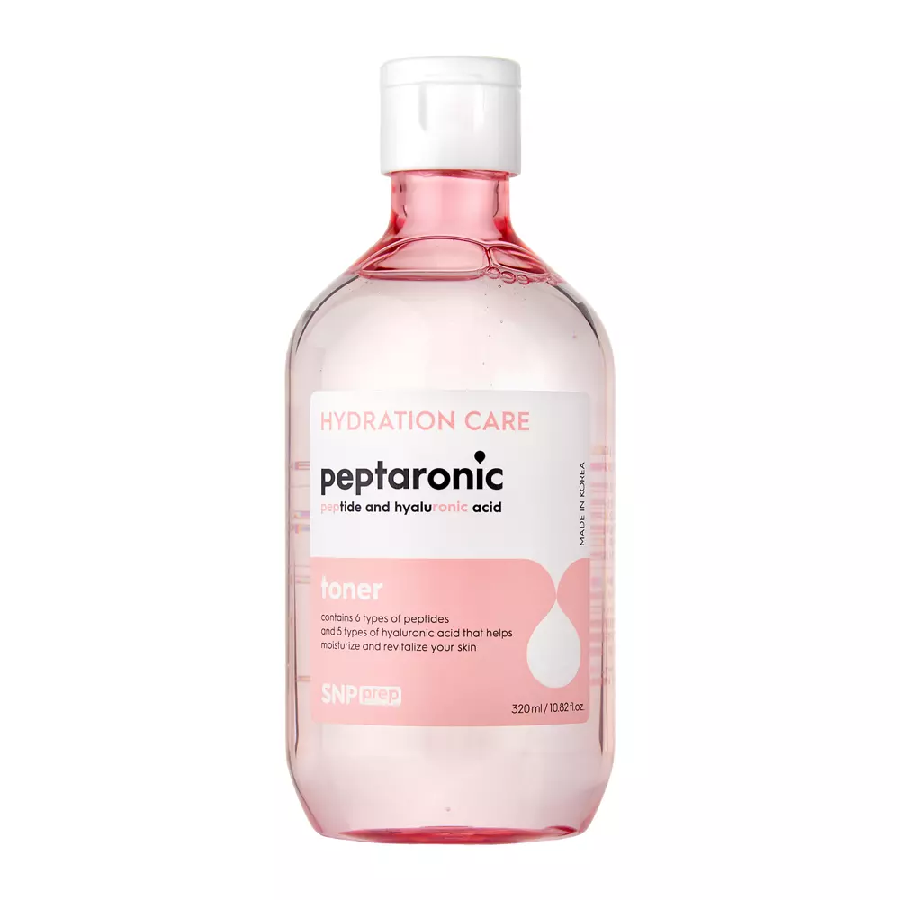 SNP - Prep Peptaronic Toner - Feuchtigkeitsspendendes Gesichtswasser mit Peptiden - 320ml