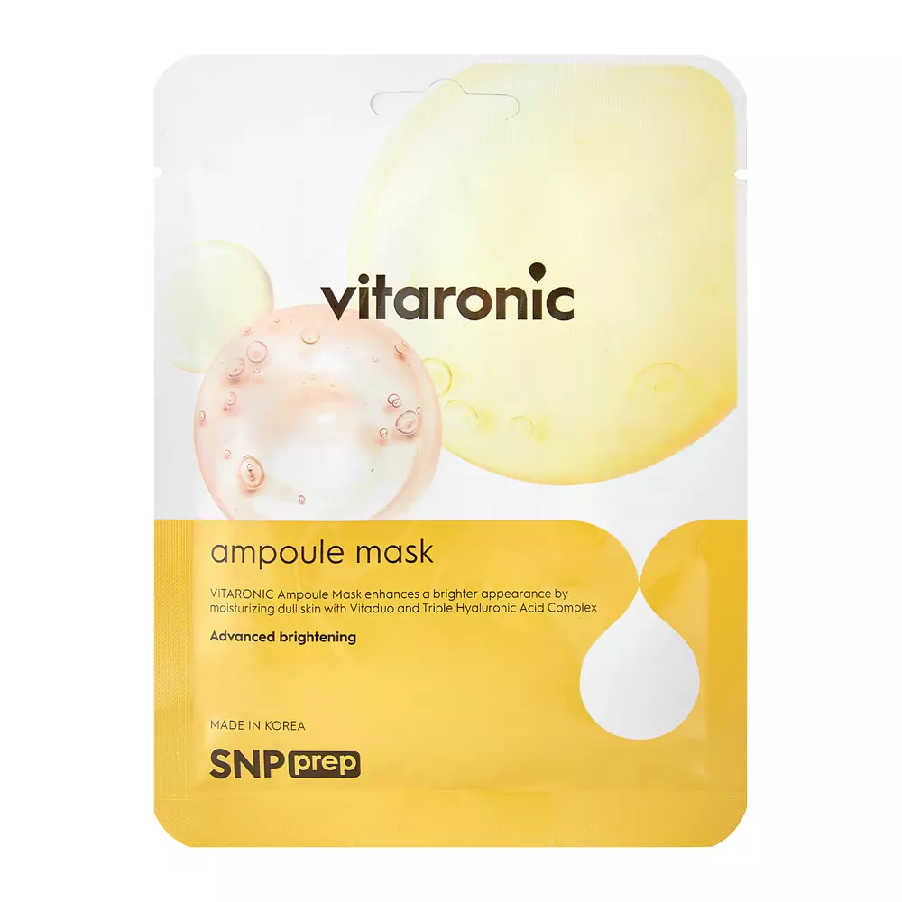 SNP - Prep Vitaronic Ampoule Mask - Aufhellende Gesichtsmaske - 25ml/1Stk.