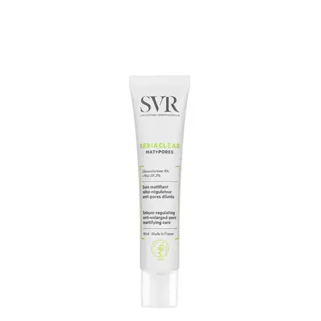 SVR - Sebiaclear Creme Mat+Pores - Mattierende Creme, zur Regulierung von Talgabsonderung und Verengung der Poren - 40ml