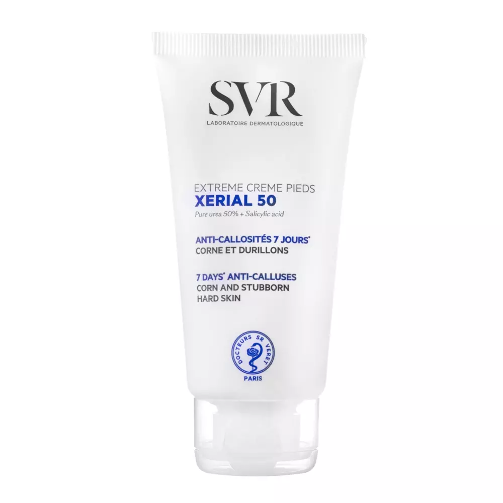 SVR - Xerial 50 Extreme Creme Pieds - Gel für Hornhaut an Füßen, Ellenbogen und Händen  - 50ml