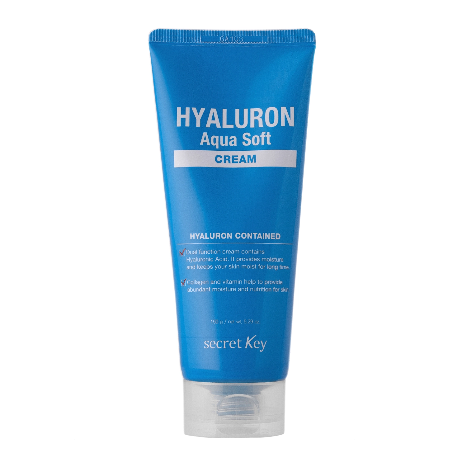 Secret Key - Hyaluron Aqua Soft Cream - Hyaluronsäure-Feuchtigkeitscreme - 150g