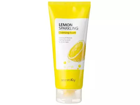 Secret Key - Lemon Sparkling Cleansing Foam - Gesichtsreinigung mit Zitrone - 200g