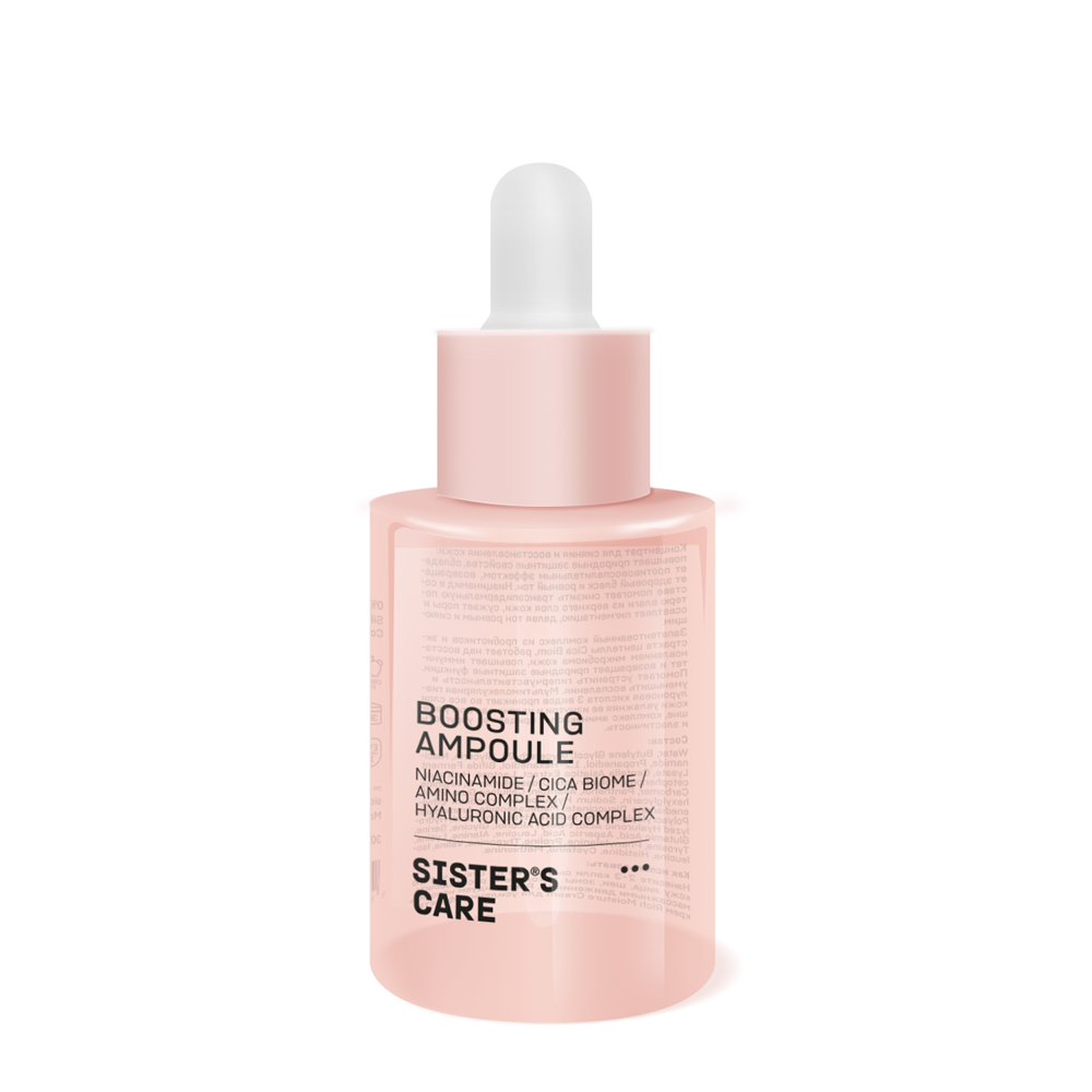 Sister's Aroma - Boosting Ampoule - Feuchtigkeitsspendendes Serum mit Hyaluronsäure - 30ml