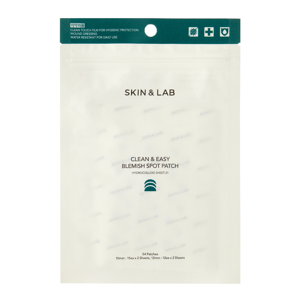 Skin&Lab -  Clean & Easy Blemish Spot Patch - Pflaster gegen Hautunreinheiten - 54 Stk