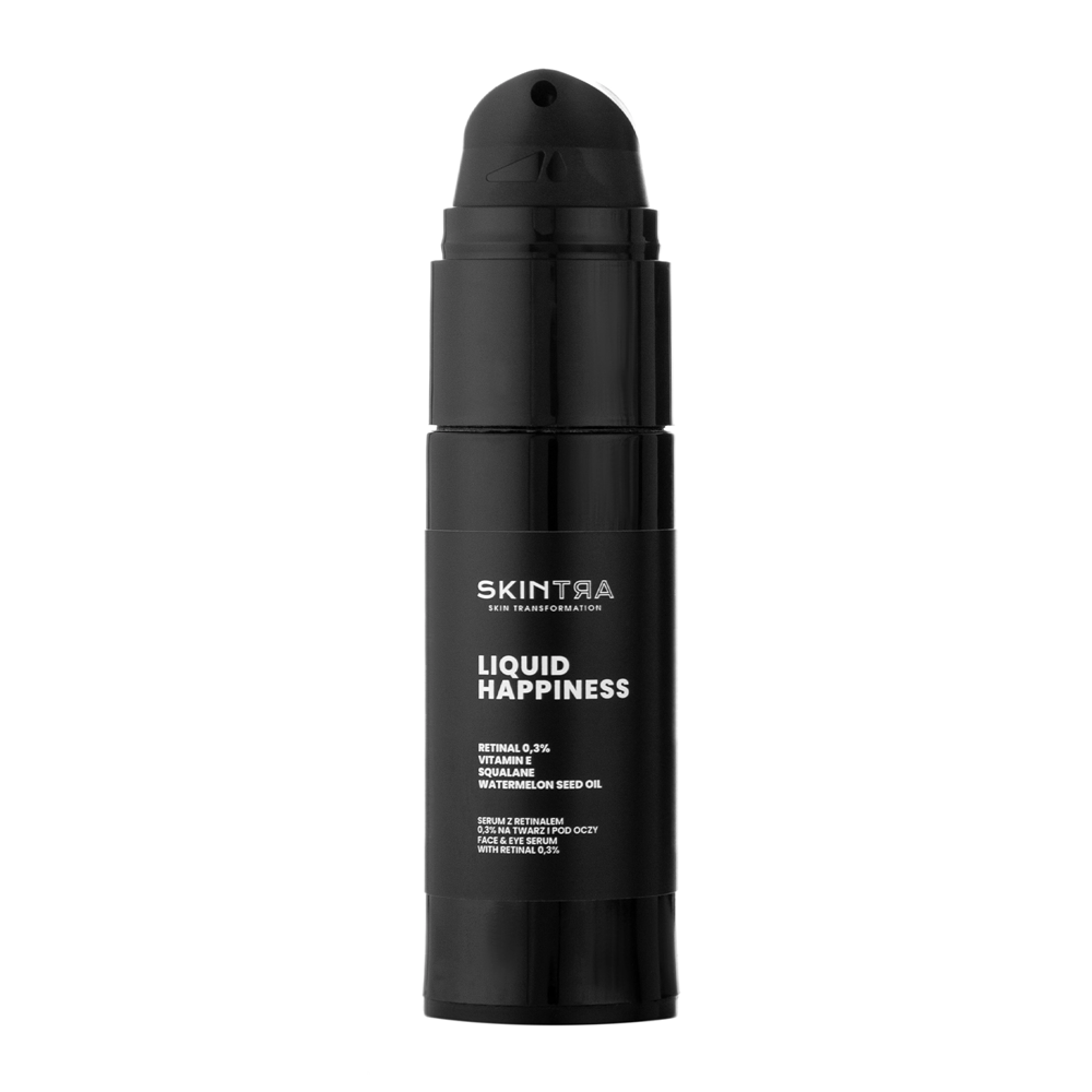 SkinTra - Liquid Happiness - Serum mit Retinal 0,3% für Gesicht und Augenpartie - 30ml