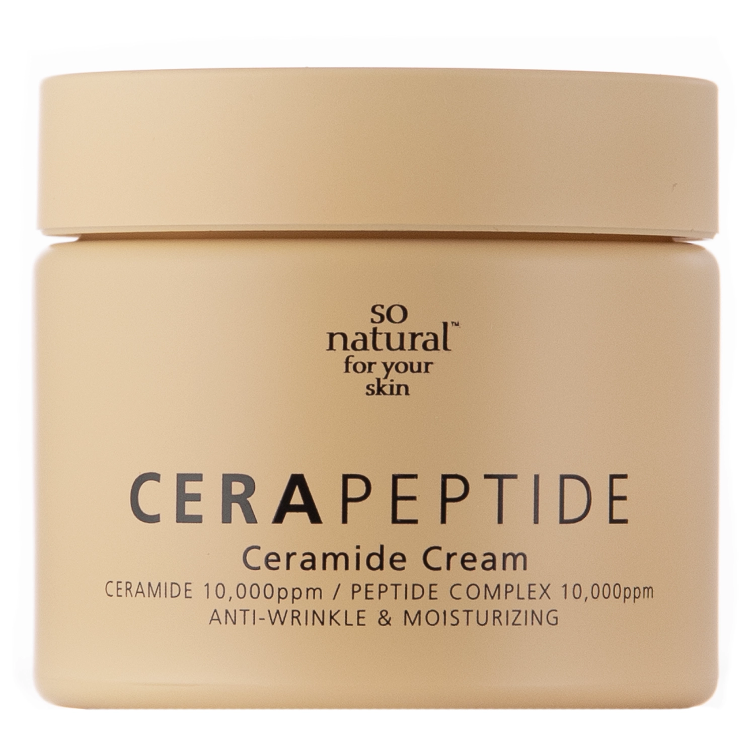 So Natural - Cera Peptide Cream - Gesichtscreme mit Peptiden und Ceramid - 70ml