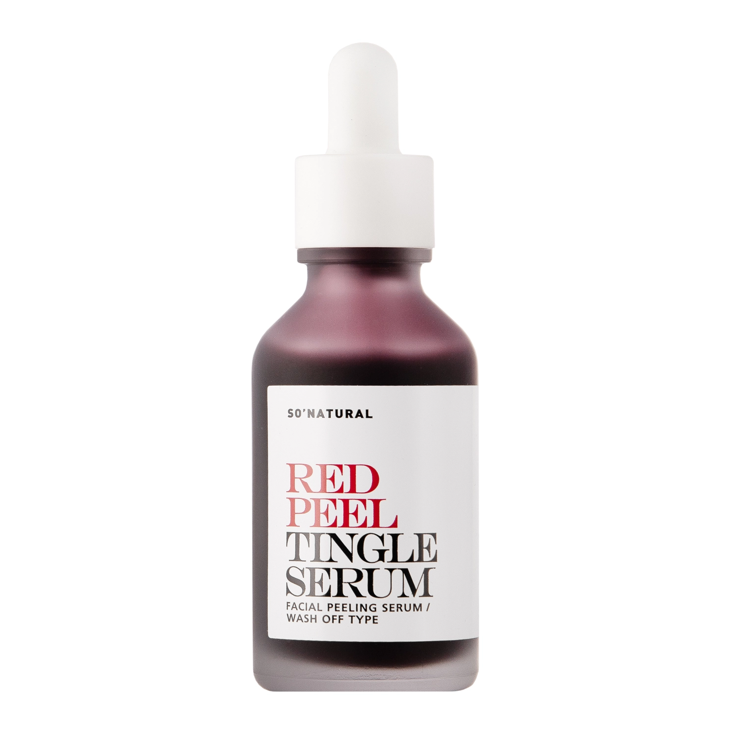 So Natural - Red Peel Tingle Serum - Peelendes Gesichtsserum - 20ml