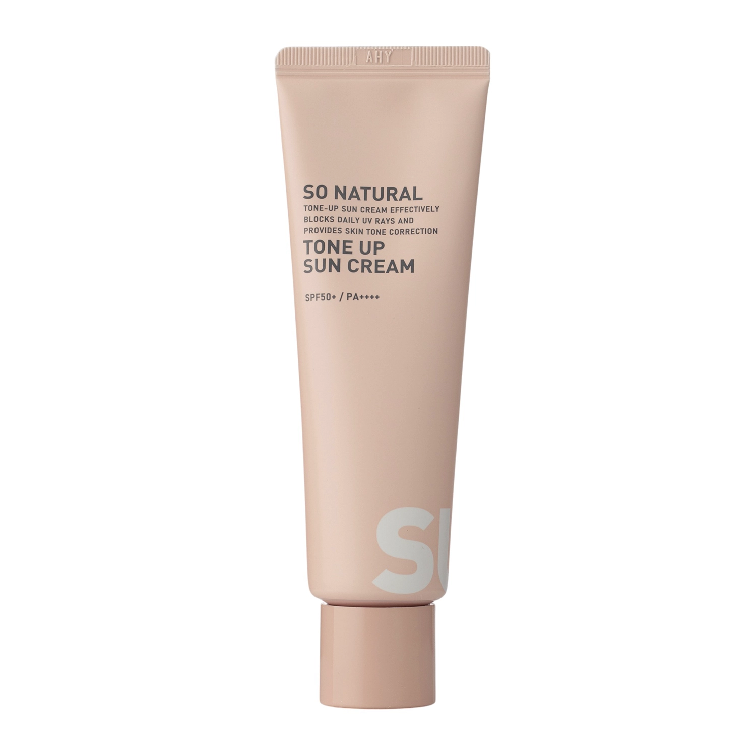 So Natural - Tone Up Sun Cream SPF50+ PA++++ - Tonisierende Gesichtscreme mit Filter - 50ml