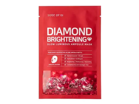 Some By Mi - Diamond Brightening - Glow Luminous Ampoule Mask - Aufhellende Maske mit Aufhellungseffekt - 25g