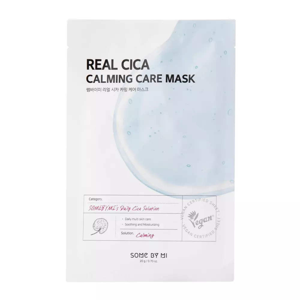 Some By Mi - Real Cica Calming Care Mask - Lindernde Tuchmaske- 20g