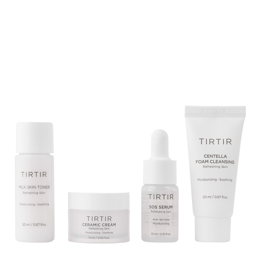 TIRTIR - Glow Trial Kit - Gesichtspflege Miniatur-Kit - 20ml+20ml+10ml+15ml