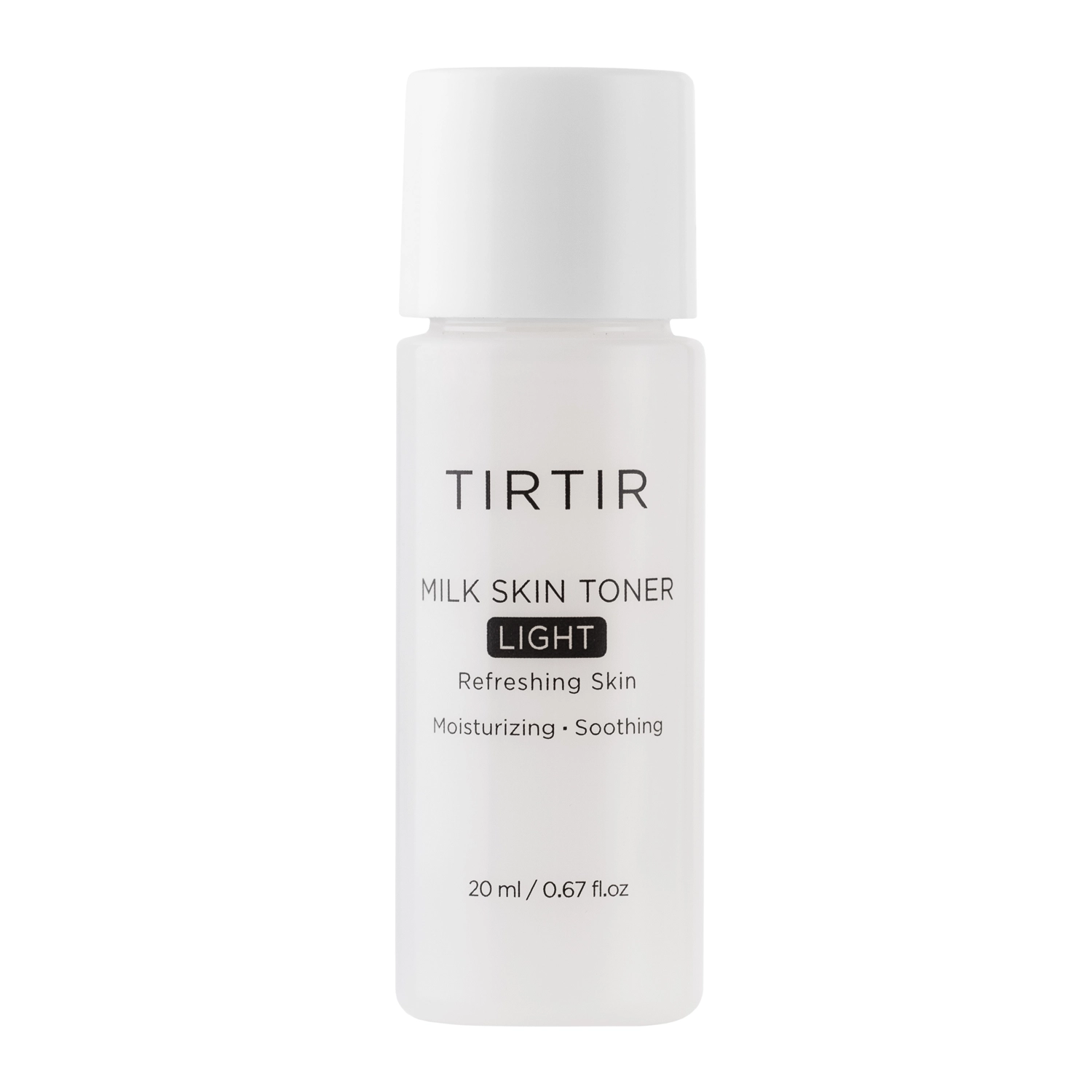 TIRTIR - Milk Skin Toner Light - Feuchtigkeitsspendendes Gesichtswasser mit Reis-Extrakt - Mini - 20ml