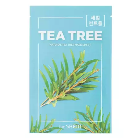 The SAEM - Natural Tea Tree Mask Sheet - Maske im Tuch mit Teebaumextrakt  - 21 ml