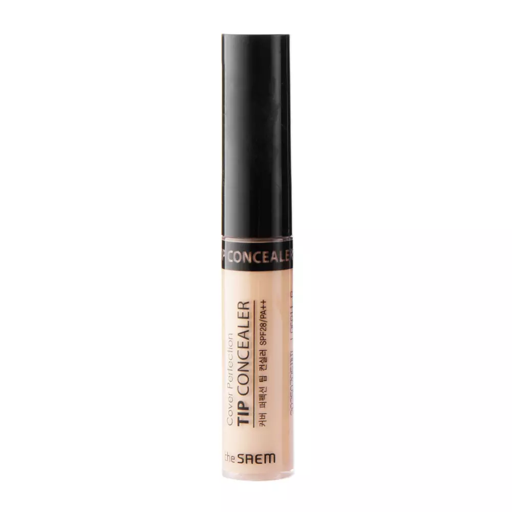 The Saem - Cover Perfection Tip Concealer - SPF 28/PA++ - Abdeckender Concealer - 02 Rich Beige - 6.5ml