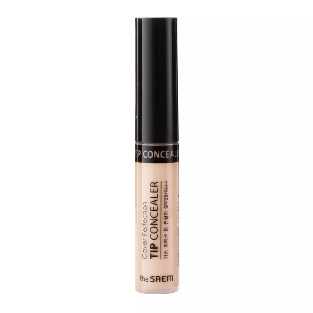 The Saem - Cover Perfection Tip Concealer - SPF 28/PA++ - Abdeckender Concealer - 1.5 Natural Beige - 6.5ml