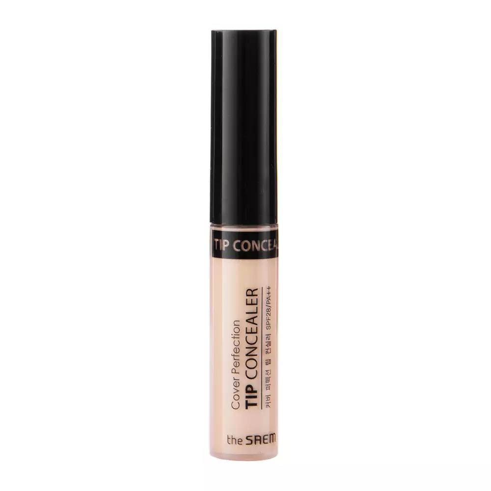 The Saem - Cover Perfection Tip Concealer - SPF28/PA++ - Abdeckender Concealer - 1.25 Light Beige - 6.5ml