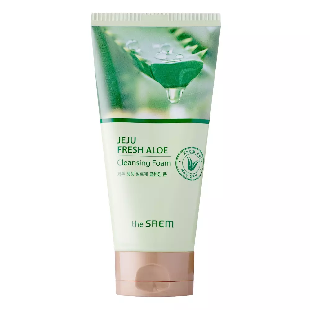 The Saem - Jeju Fresh Aloe Cleansing Foam - feuchtigkeitsspendendes Gesichtswasser mit Aloe - 150ml