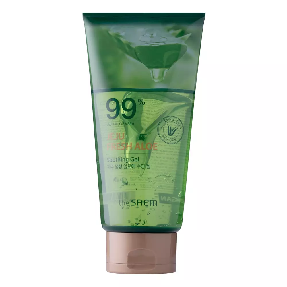 The Saem - Jeju Fresh Aloe Soothing Gel 99% - Beruhigendes Gel mit 99% Aloe-Extrakt - 300ml