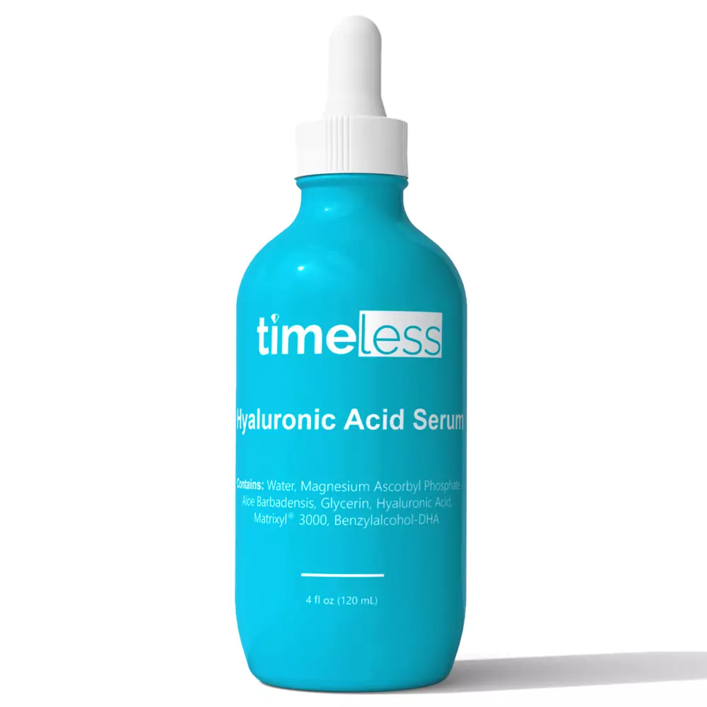 Timeless - Skin Care - Hyaluronic Acid + Vitamin C Serum - Serum mit Hyaluronsäure und Vitamin C - 120ml