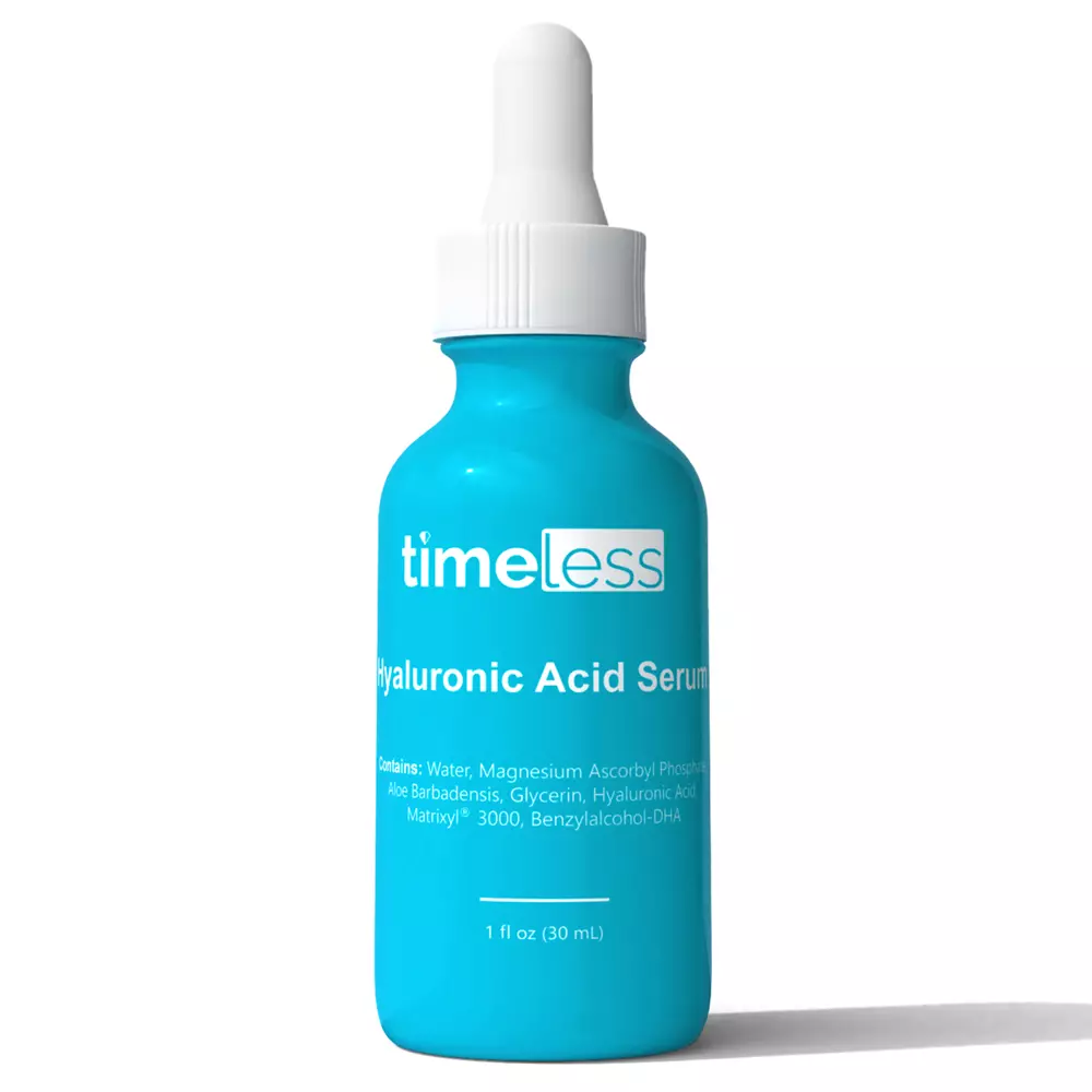 Timeless - Skin Care - Hyaluronic Acid + Vitamin C Serum - Serum mit Hyaluronsäure und Vitamin C - 30ml