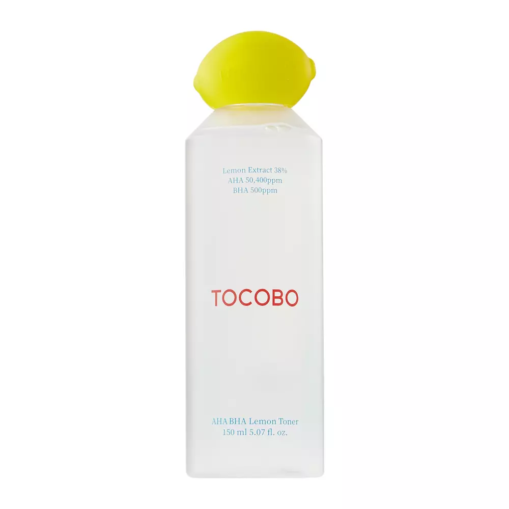 Tocobo - AHA BHA Lemon Toner - Zitronen-Gesichtswasser mit AHA- und BHA Säuren - 150ml