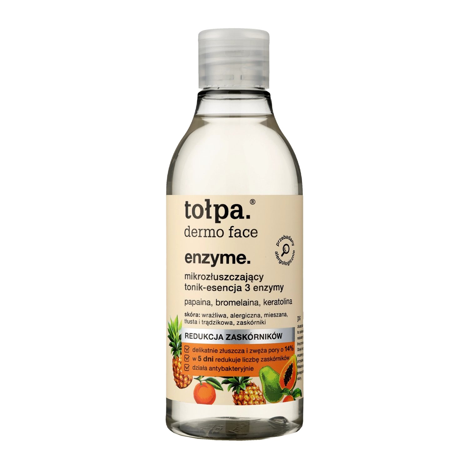 Tołpa - Dermo Face Enzyme - Mikro-peelende Gesichtswasser - Essenz 3 Enzyme  - 200ml