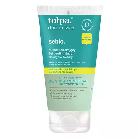 Tolpa - Dermo Face Sebio - Mikro-peelendes Gesichtswaschgel - 150ml