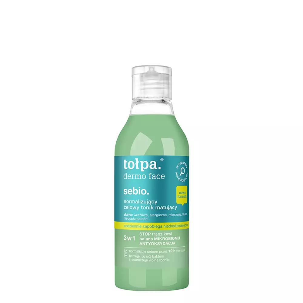 Tołpa - Dermo Face Sebio - Normalisierendes mattierendes Gel-Gesichtswasser - 200ml