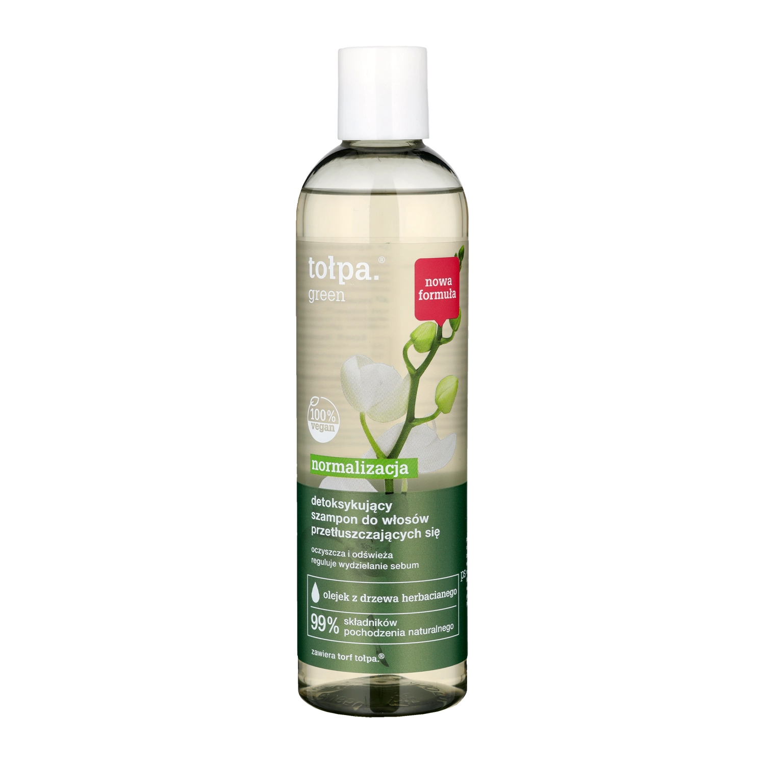 Tołpa - Green - Normalisierung - Entgiftendes Shampoo für fettiges Haar - 300ml