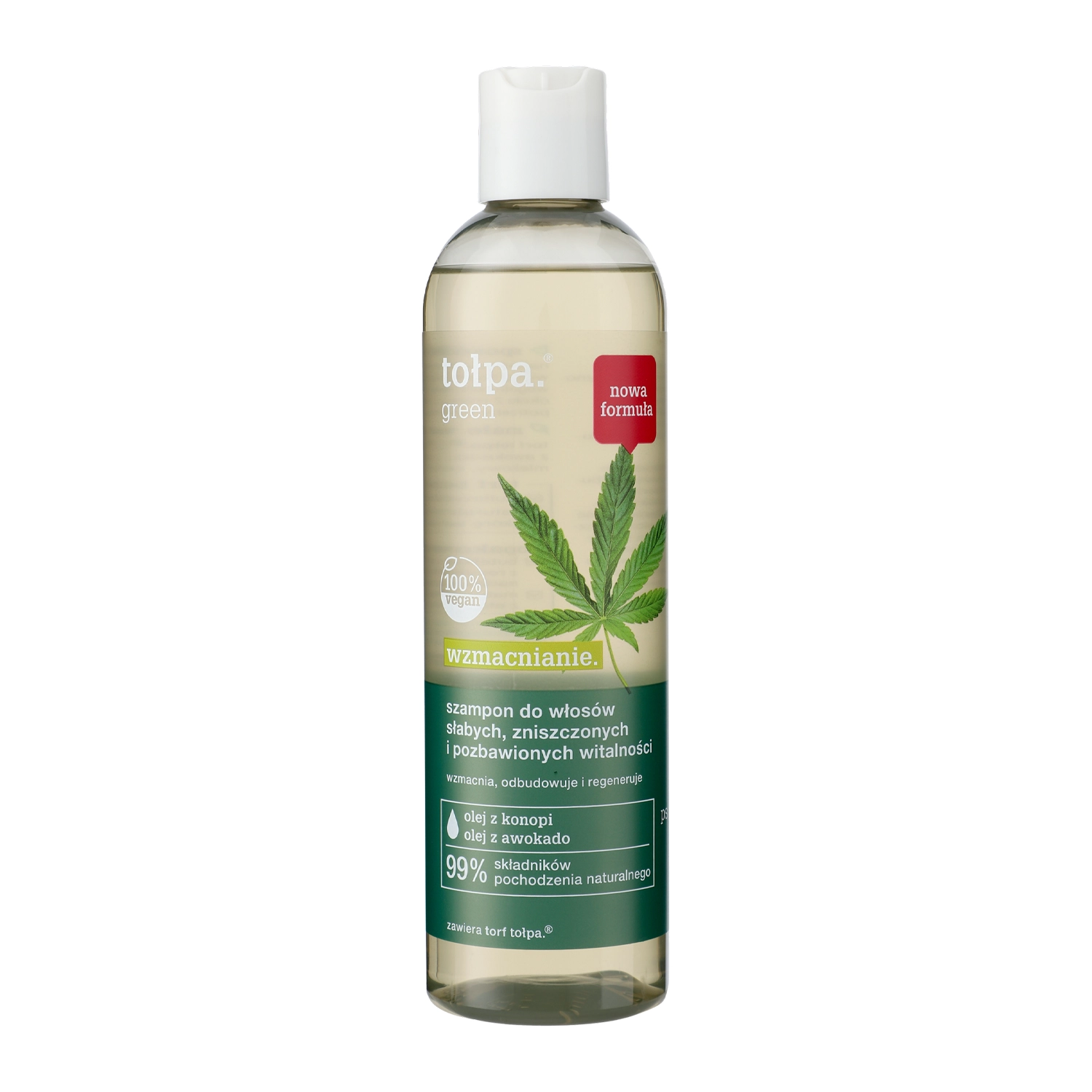 Tołpa - Green - Stärkung  - Shampoo für schwaches, geschädigtes und vitalitätsloses Haar - 300ml