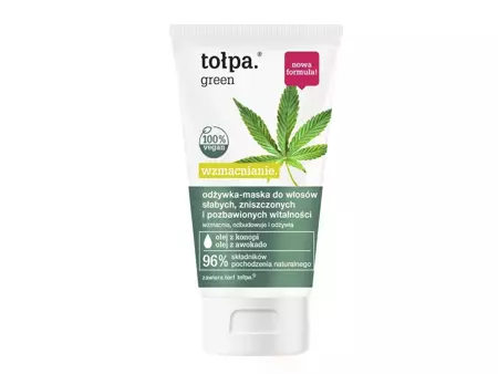 Tołpa - Green - Stärkung - Spülung-Maske für schwaches, geschädigtes und vitalitätsarmes Haar - 150ml