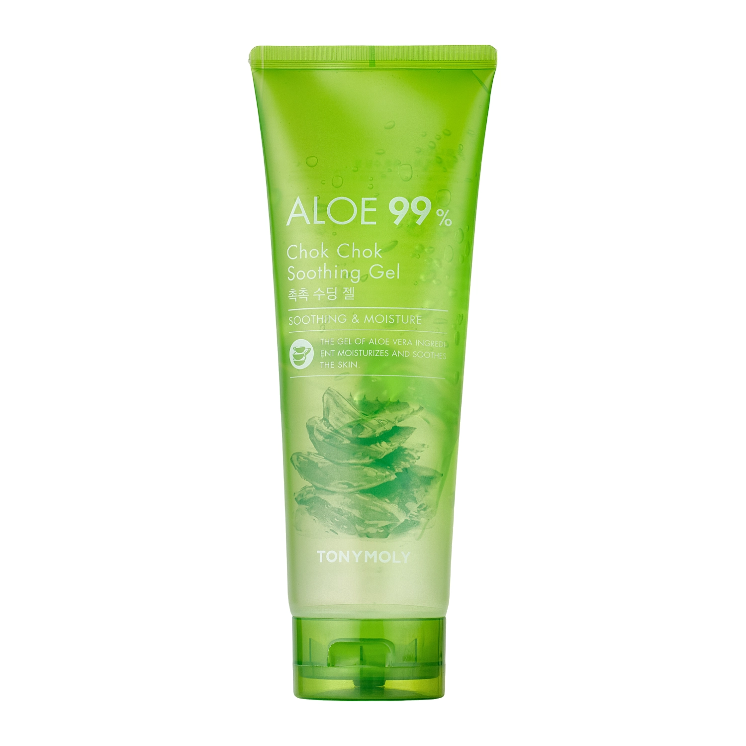 TonyMoly - Aloe 99% Chok Chok Soothing Gel- Linderndes Aloe Vera Gel - 250ml