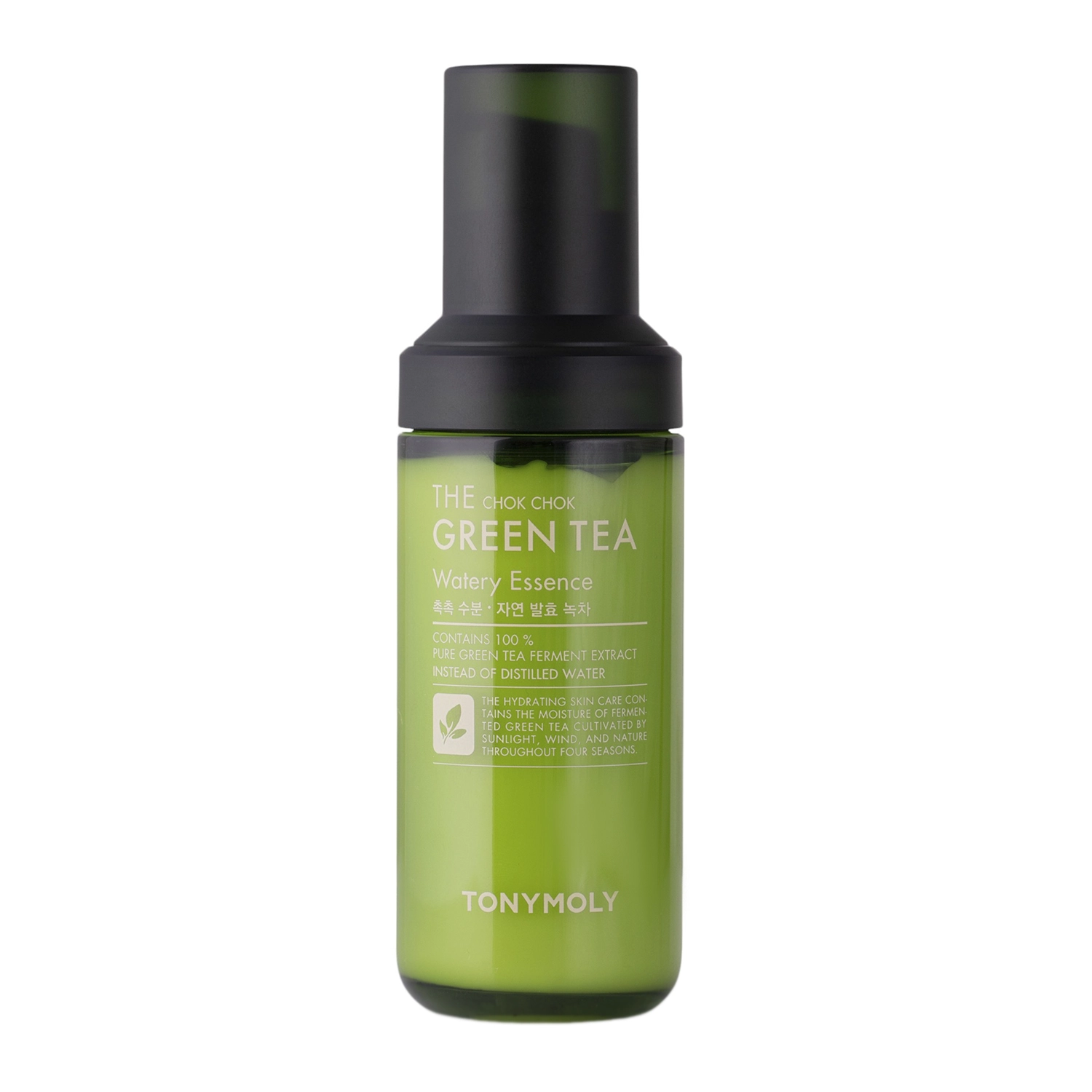 TonyMoly - The Chok Chok Green Tea Watery Essence - Feuchtigkeitsspendende Grüner Tee Essenz - 55ml