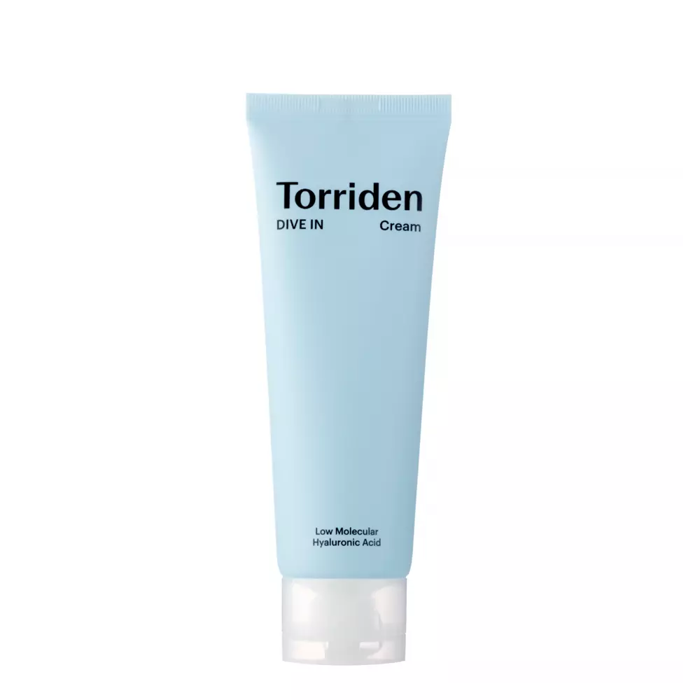 Torriden - Dive-In - Low Molecule Hyaluronic Acid Cream - Feuchtigkeitscreme mit niedermolekularer Hyaluronsäure und Ceramiden - 80ml