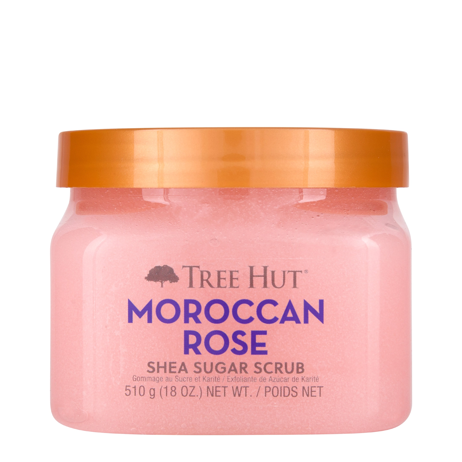 Tree Hut - Shea Sugar Scrub  Moroccan Rose - Zucker-Körperpeeling - Marokkanische Rose - 510g