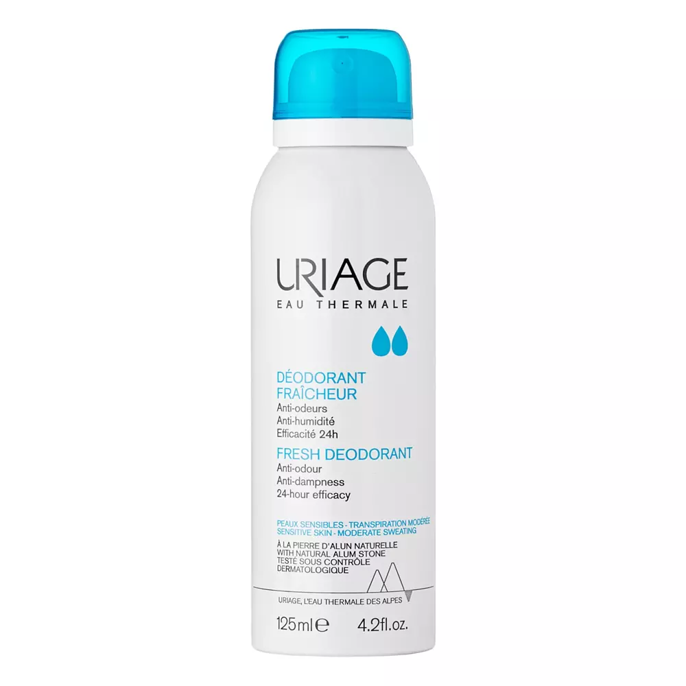 Uriage - Deodrant Fraicheur - Deodorant Spray für empfindliche Haut - 125ml