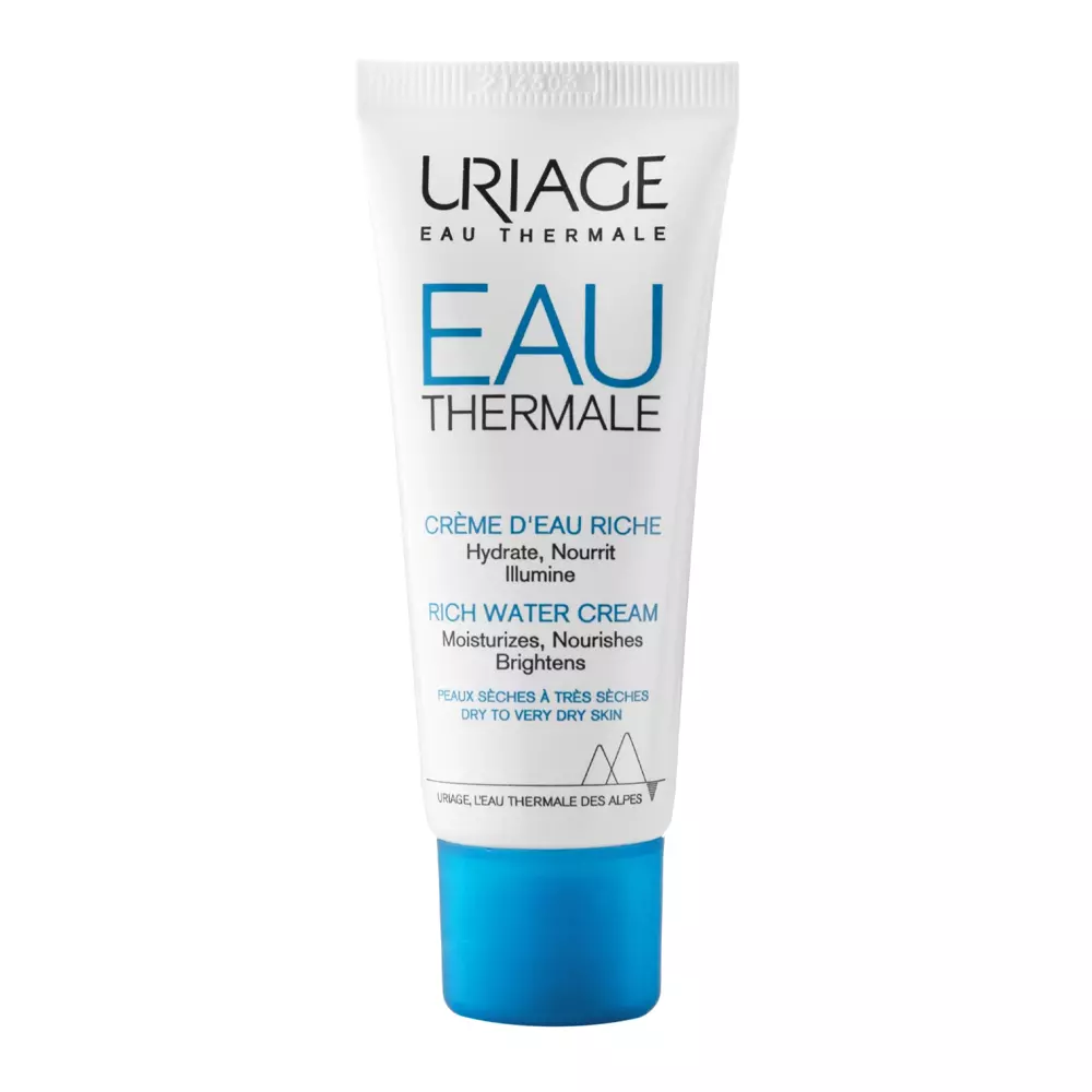 Uriage - Eau Thermale Rich Water Cream - Reichhaltige, aktiv feuchtigkeitsspendende Creme - 40ml