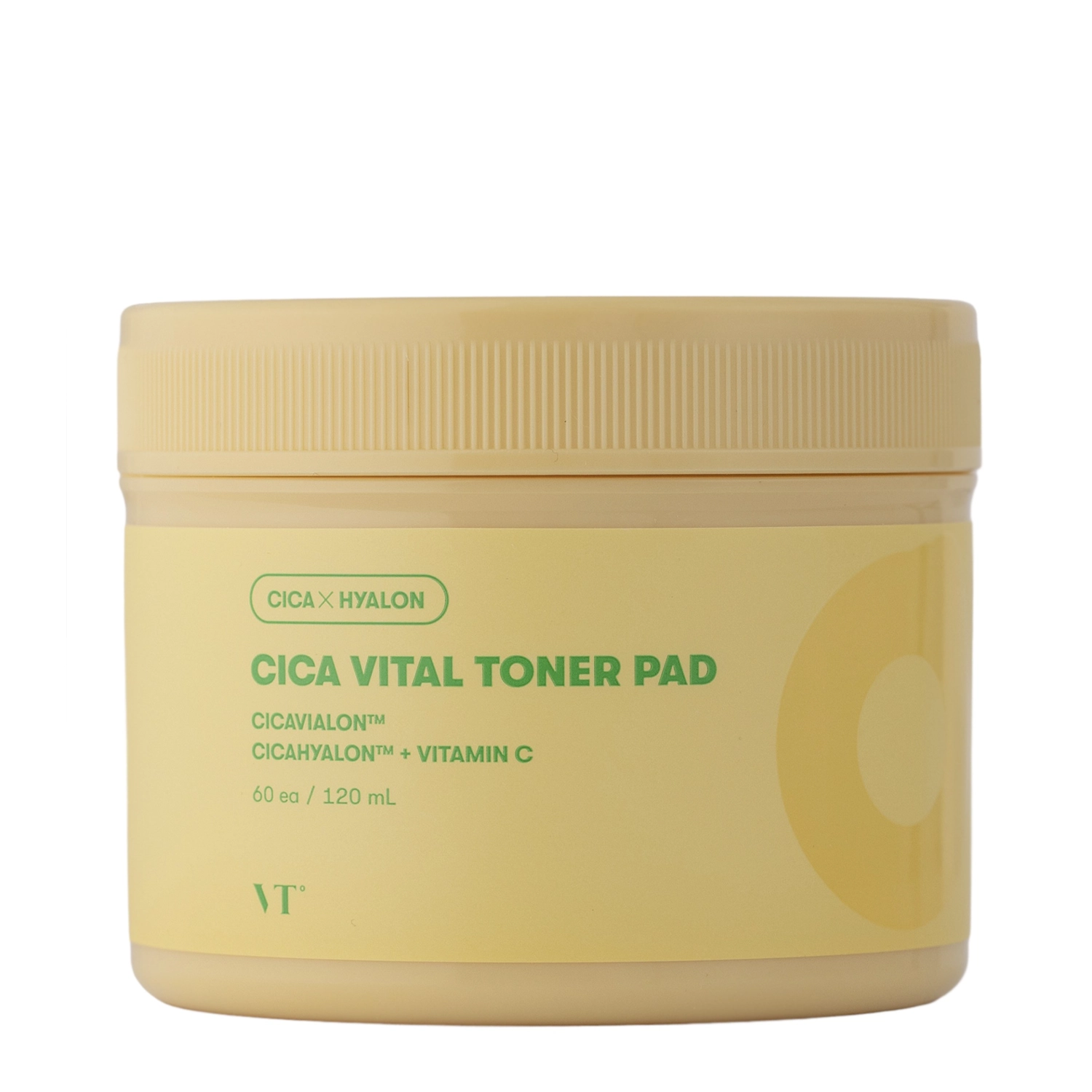 VT Cosmetics - Cica Vital Toner Pad - Aufhellende Gesichtspads mit Vitamin C - 60pcs/120ml