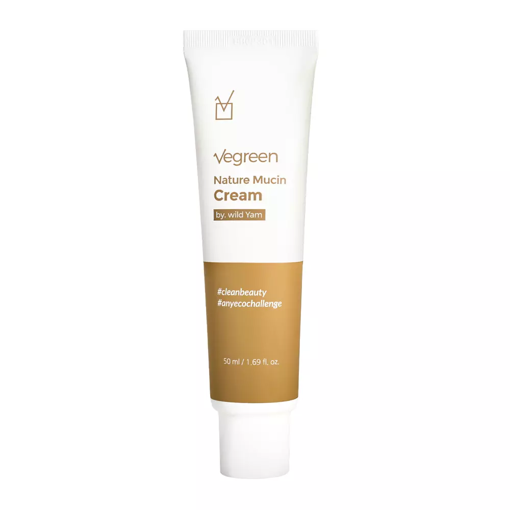 Vegreen - Natur Mucin Creme - Nährende und regenerierende Creme - 50ml