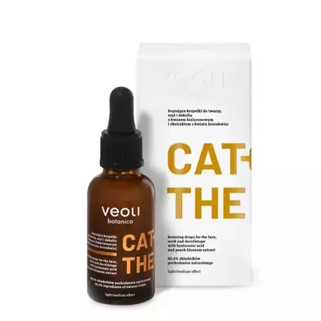 Veoli Botanica - Catch The Sun - Bronzing Drops for the Face, Neck and Decolletage - Bräunungstropfen für das Gesicht, den Hals und das Dekolleté mit Hyaluronsäure und Pfirsichblütenextrakt - 30ml